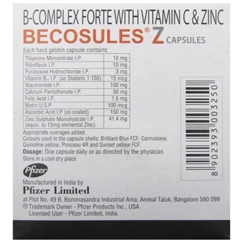 difference between becosules and becosules z|Becosules Z .